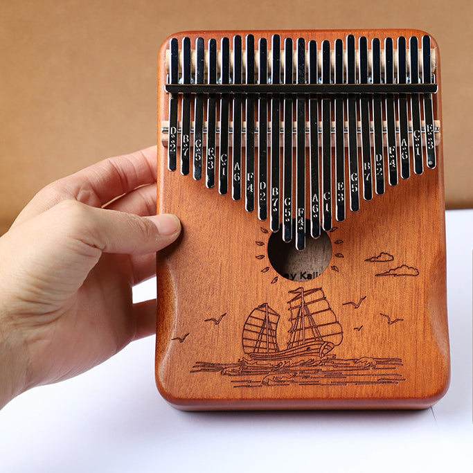 Thumb Piano Kalimba 21-Note Five-Finger Piano Girls Beginner Musical Instruments Kalimba Finger m Piano Authentic