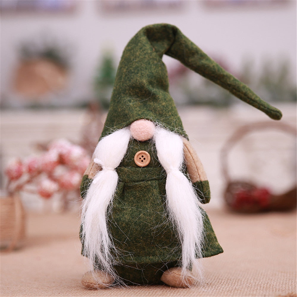 43*13cm Handmade Christmas Gnome Swedish Figurines Holiday Decoration Gifts Faceless doll toy Cute Funny High Quality L*5