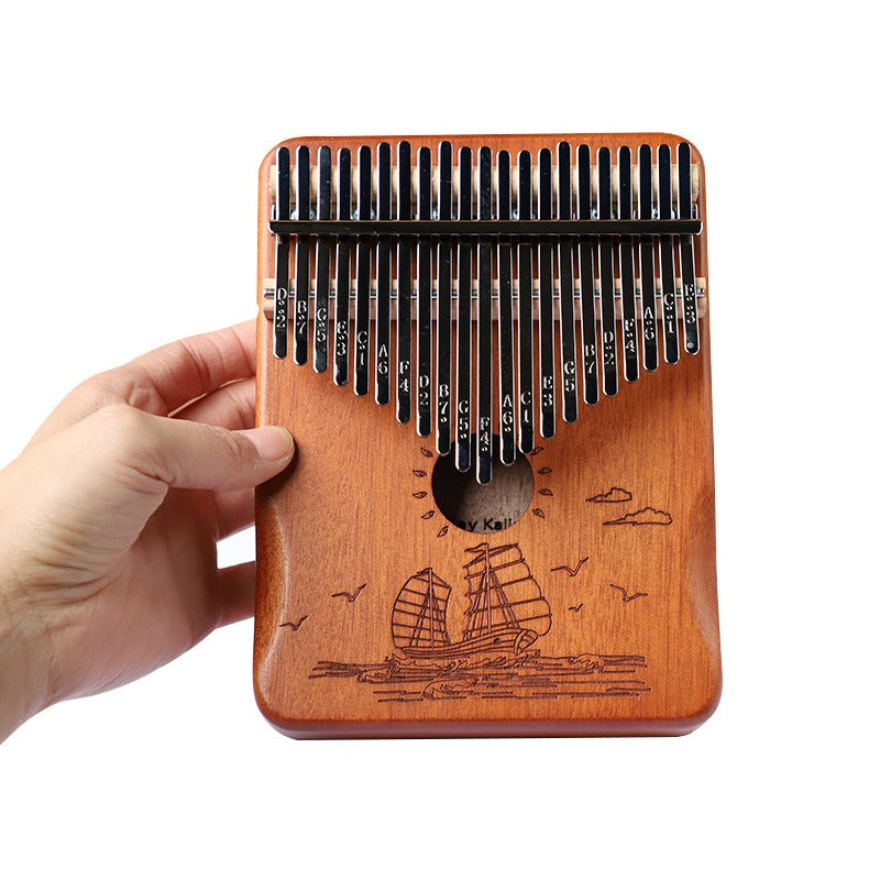 Thumb Piano Kalimba 21-Note Five-Finger Piano Girls Beginner Musical Instruments Kalimba Finger m Piano Authentic