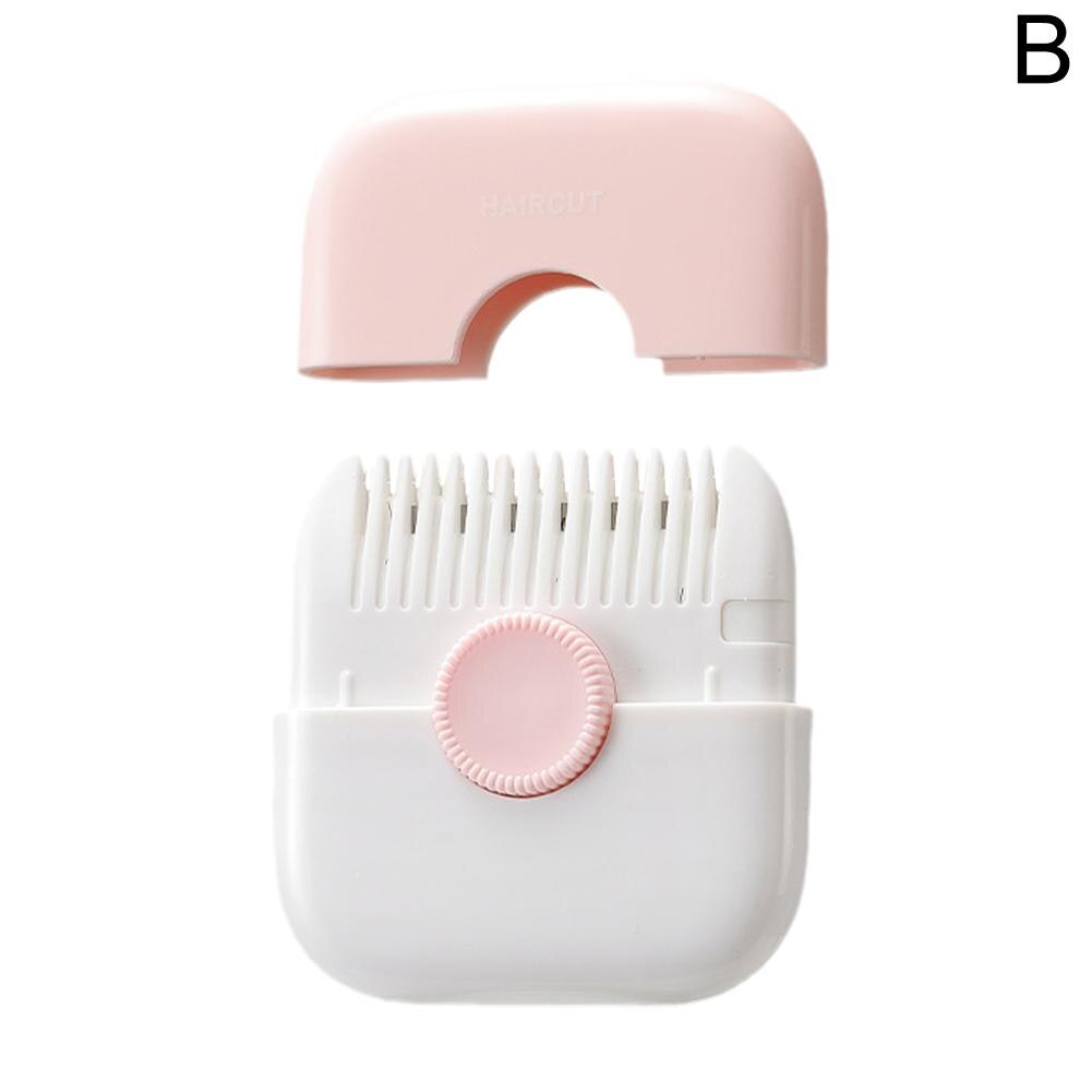 2 In 1 Hair Trimmer Bangs Trimmer Mini Manual Hair Trimmer Comb Hair Razor Comb Cutter Portable Hair Cutting Comb Haircut Tool