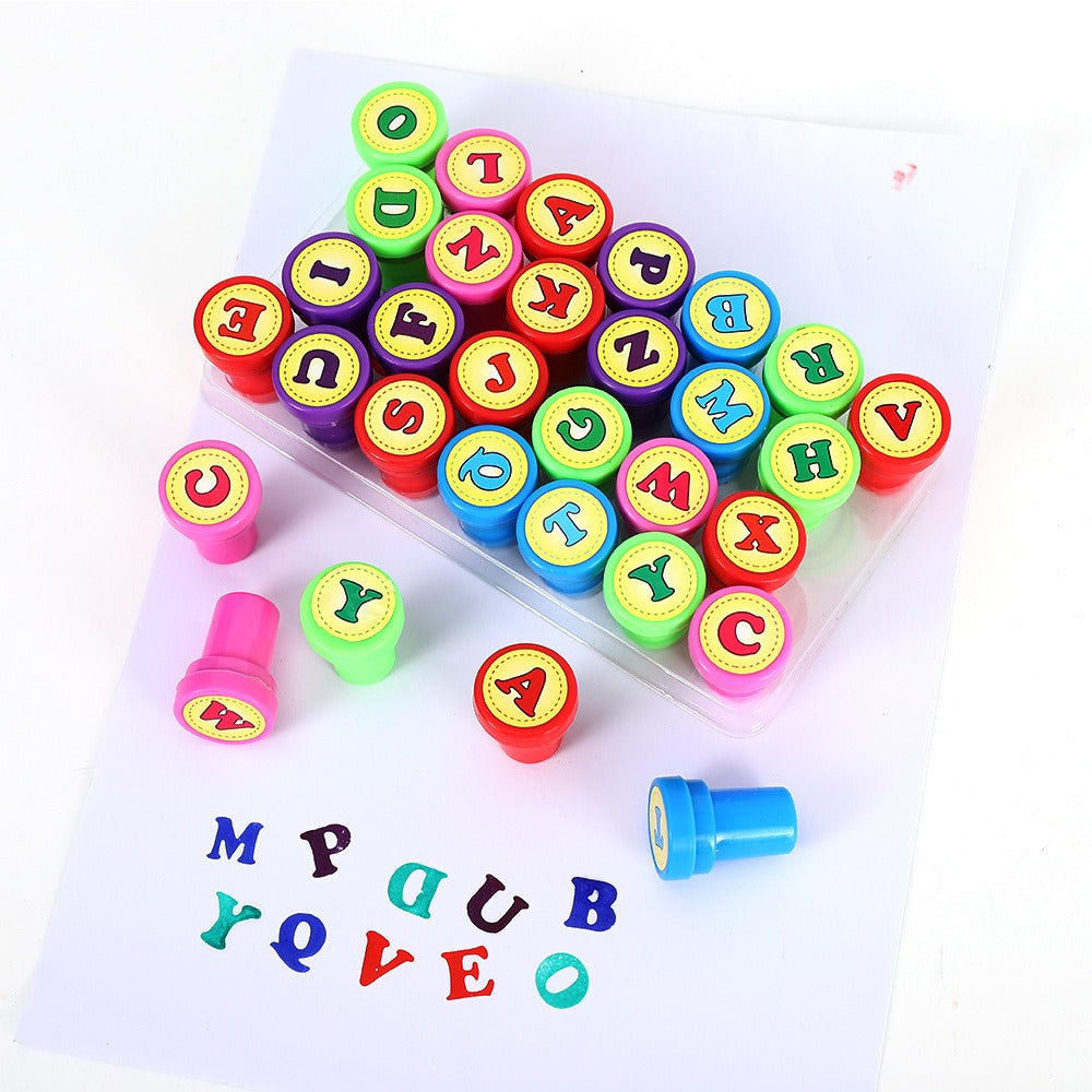 10 Pcs Childrens Day Toy Stamp Set Creative Stationery Cartoon Cute Stamp Childrens Dinosaur Stamp