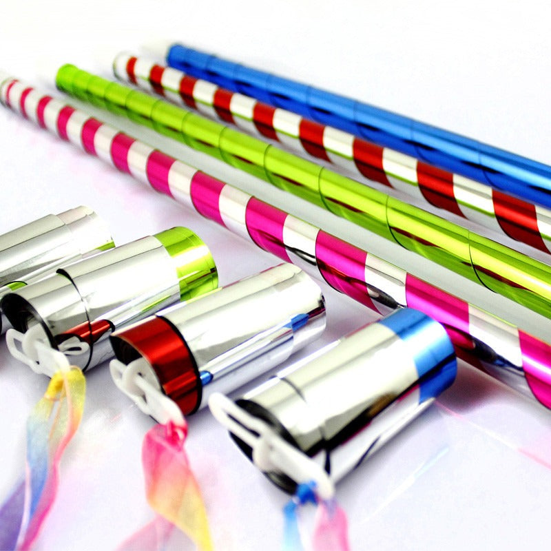 Golden Band Stick Plastic Bouncing Stick Zebra Plastic Bouncing Stick Stage Magic Stick 70Cm Telescopic Stick Magic Toys