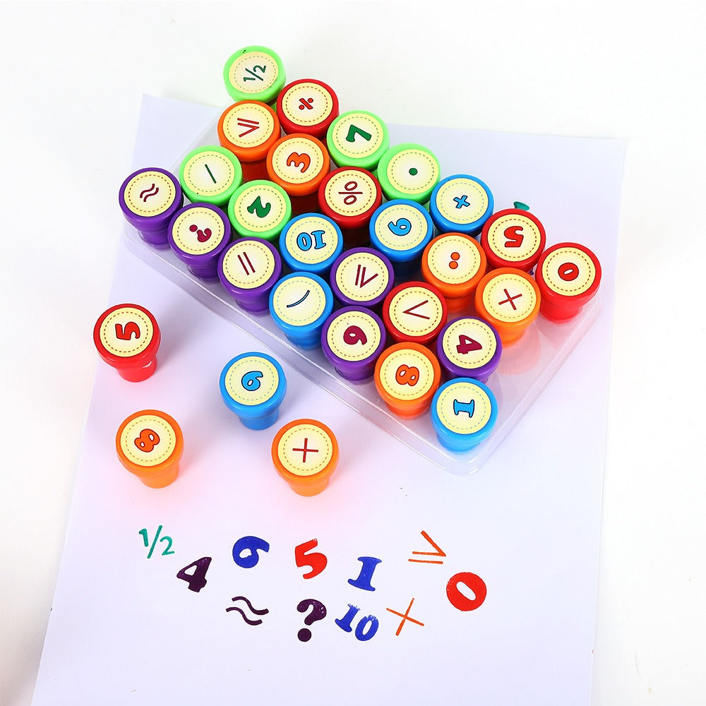 10 Pcs Childrens Day Toy Stamp Set Creative Stationery Cartoon Cute Stamp Childrens Dinosaur Stamp