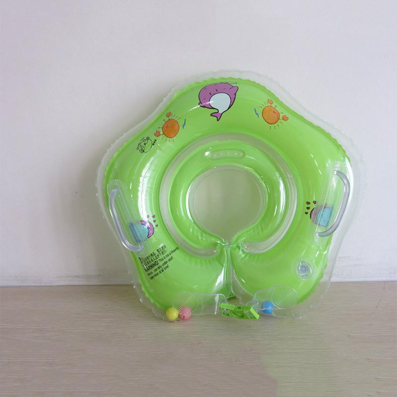 Newborn Floats Swim Ring Baby Neck Ring Inflatable Toys Infants Young Childrens Inflatable Wheel