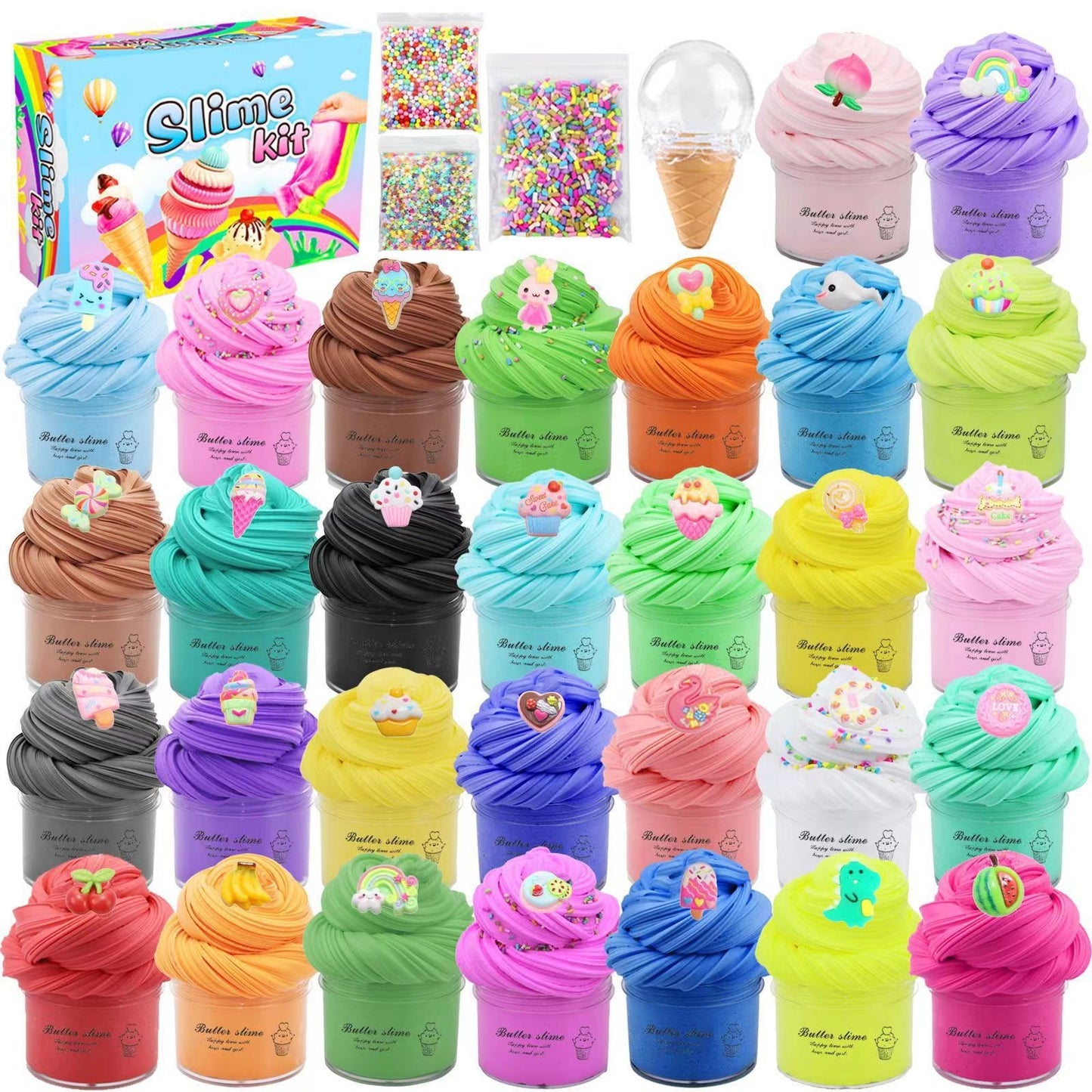 Slime kit for Slime Set Butter Mud, Cotton Mud, Colored Mud, Clay Toy Manufacturer