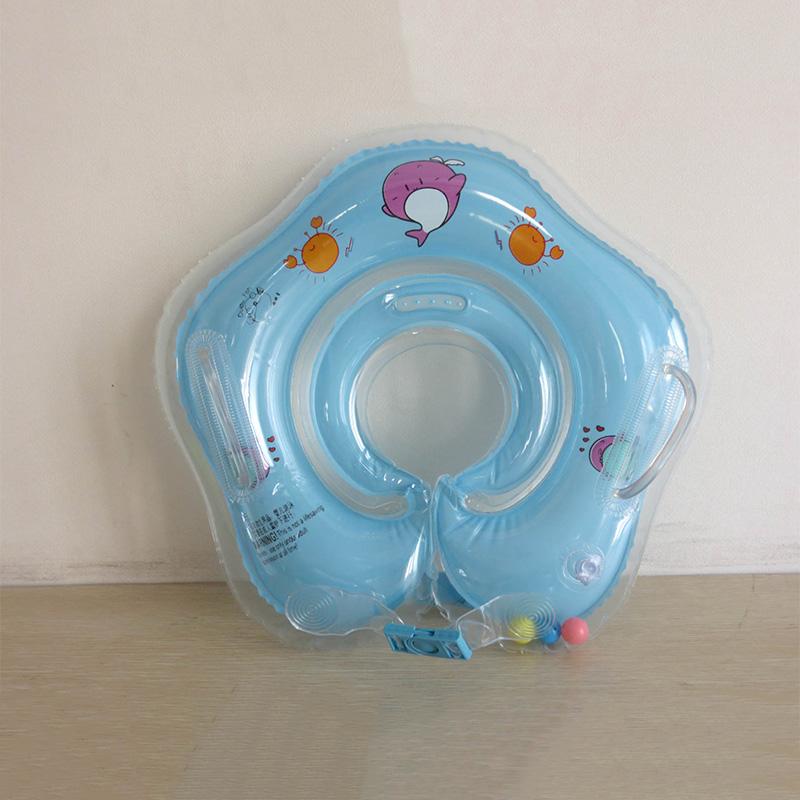 Newborn Floats Swim Ring Baby Neck Ring Inflatable Toys Infants Young Childrens Inflatable Wheel