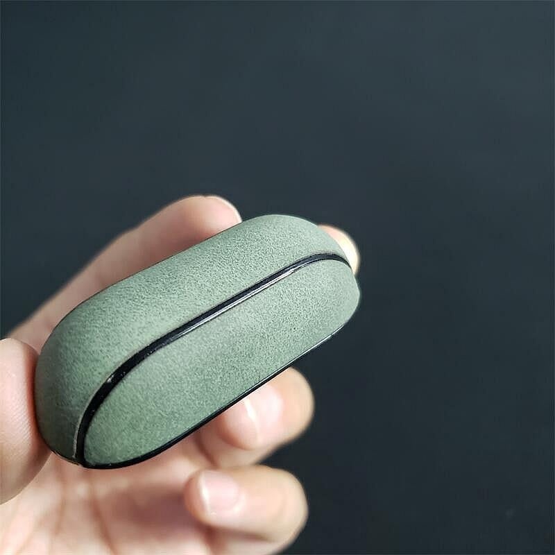 Suitable For Airpods3 Headset Leather Case Anti Plush Pure Wireless Bluetooth Headset Case Leather Apple 3 Protective Case
