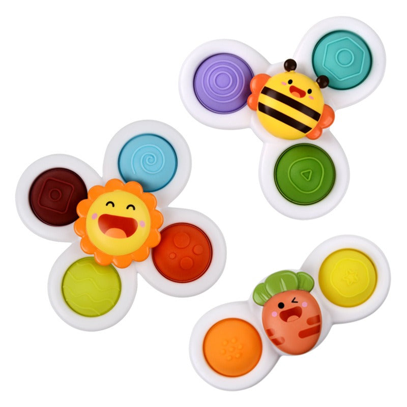 Hot Selling Suction Cup Spinner Toys Baby Fidget Spinner Toy Spinning Toys for Toddlers