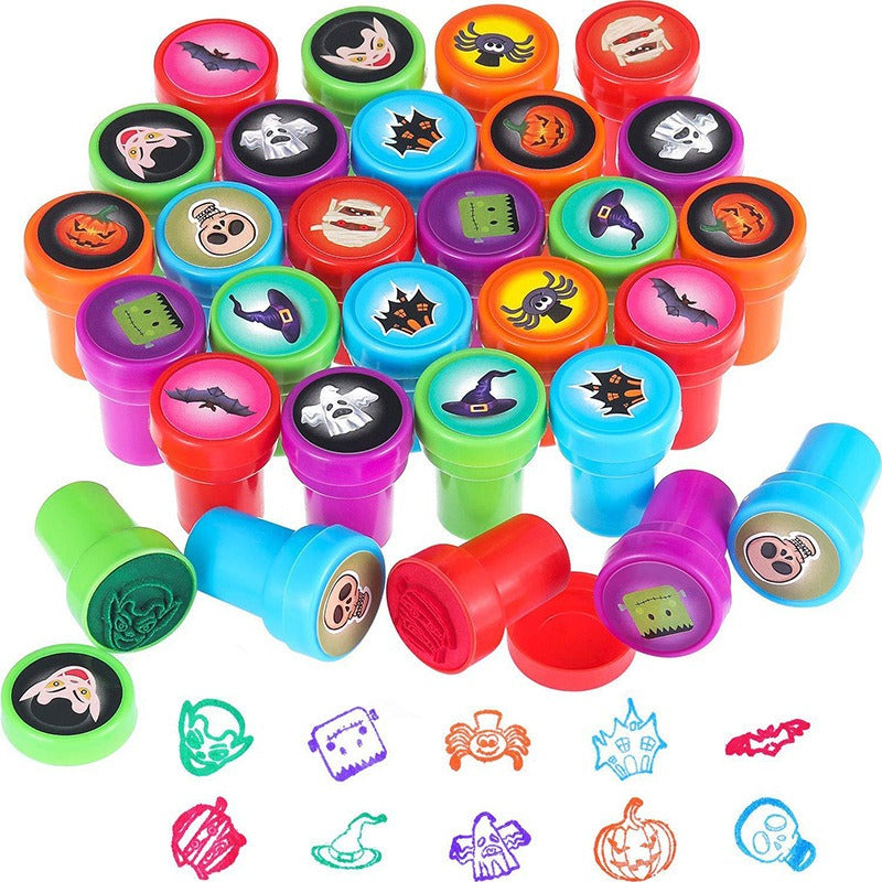 10 Pcs Childrens Day Toy Stamp Set Creative Stationery Cartoon Cute Stamp Childrens Dinosaur Stamp