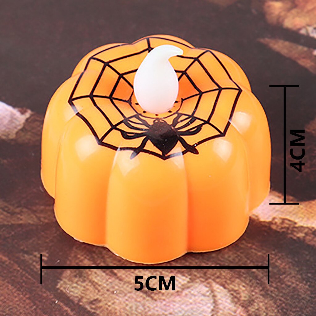 Halloween Pumpkin Light Flickering LED Light Flameless Candle Special Party Home