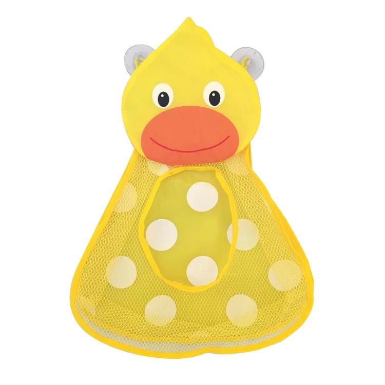 Baby Shower Bath Toys Duck Little Frog Rabbit Baby Kid Toy Storage Mesh with Strong Suction Cups Toy Bag Net Bathroom Organizer